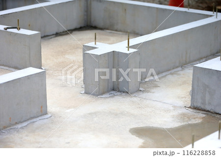 新築住宅の基礎工事 イメージ 新築住宅の基礎工事 イメージ 116228858