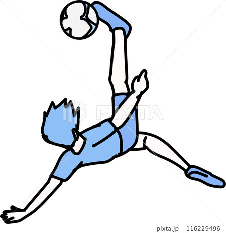 オーバーヘッドシュート 116229496