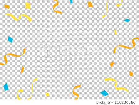 五彩紙屑框架背景維生素顏色 116230366