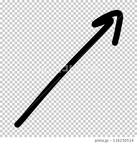 Black Arrow illustration Doodle Arrow Hand Drawn Arrow 116230514
