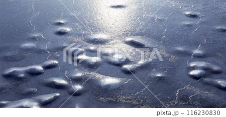 北海道網走港凍結模様　　　　　 116230830