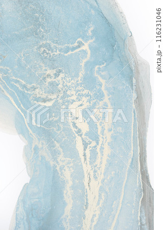 A close-up abstract image showcasing swirling patterns in shades of blue and white. The textures resemble water or ink, creating a dreamy, ethereal effect A close-up abstract image showcasing swirling patterns in shades of blue and white. The textures resemble water or ink, creating a dreamy, ethereal effect 116231046