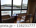 海辺の伝統的な和室からの眺望 116231777