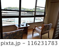 海辺の伝統的な和室からの眺望 116231783