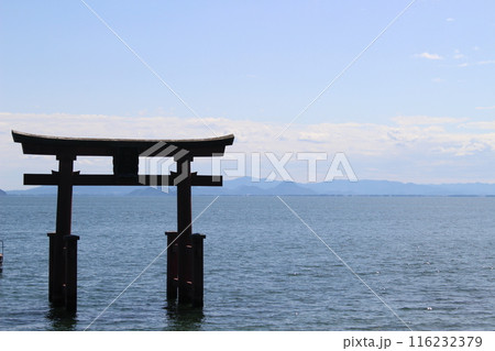 白髭神社 琵琶湖 湖畔 白髭神社 琵琶湖 湖畔 116232379