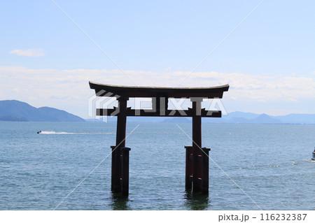 白髭神社 琵琶湖 湖畔 白髭神社 琵琶湖 湖畔 116232387