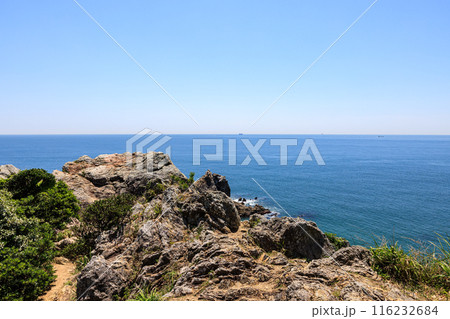 日出の石門近景 愛知県田原市 日出の石門近景 愛知県田原市 116232684