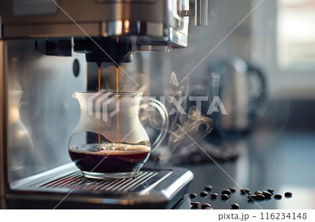 新鮮な豆から淹れたてのドリップコーヒー 116234148