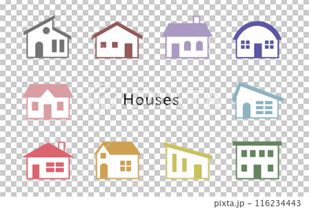 Houses　オフカラーの色んな家 116234443