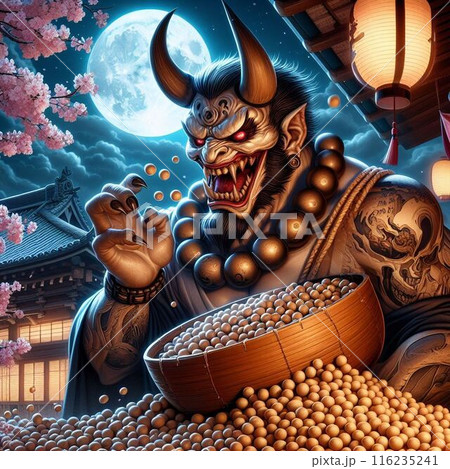 おに　リアル　節分　妖怪 116235241