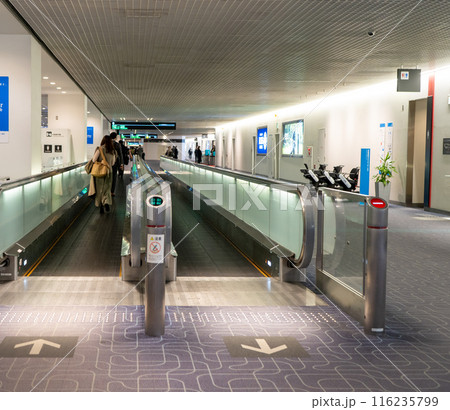 羽田空港第1ターミナル　出発ゲート内の風景 116235799