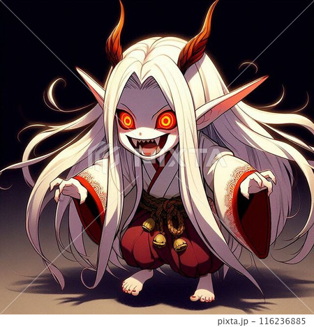 日本の妖怪の女の子 116236885