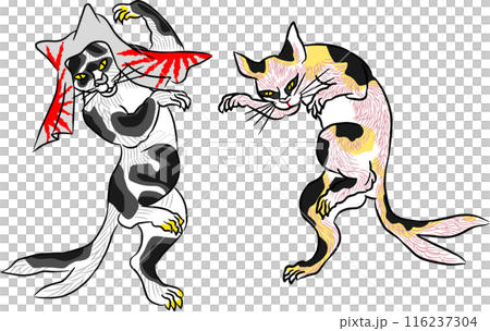 化け猫のイラスト 116237304