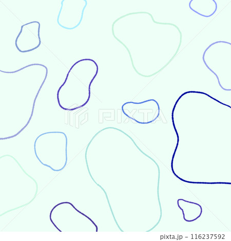 ゆるい抽象的な曲線の背景画像　爽やか 116237592