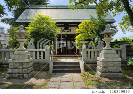 大川町氷川神社　拝殿　東京都足立区千住大川町 116239989