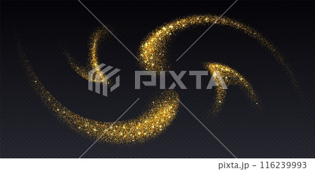 Golden glitter splash, shiny star dust explosion, shimmer spray effect, festive holiday particles Golden glitter splash, shiny star dust explosion, shimmer spray effect, festive holiday particles 116239993