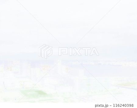 東京湾岸風景。イラスト風の写真。 116240398