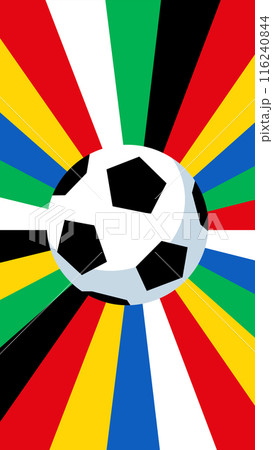 Football euro championship 2024. Soccer cup banner. Football euro championship 2024. Soccer cup banner. 116240844