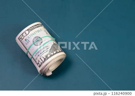 50 dollar bills, American dollars, fifty dollar banknotes, a lot of money 116240900