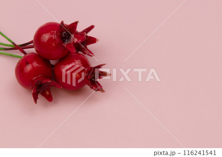 Colorful decorative berries texture with copy space, background with place for text 116241541