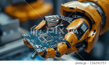 Robotic process for manufacturing chip and processor components 116241757