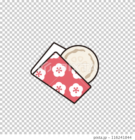 Umegae mochi illustration (color) Umegae mochi illustration (color) 116241844