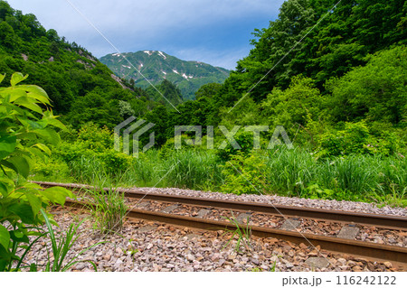 浅草岳と只見線 浅草岳と只見線 116242122