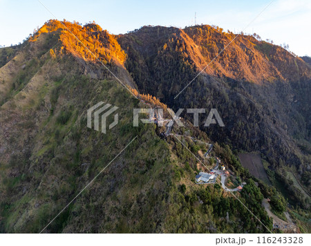 Landscape nature view Mountains in East Java, Indonesia 116243328