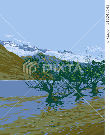 Lake Wakatipu and The Remarkables in Glenorchy New Zealand WPA 116243543