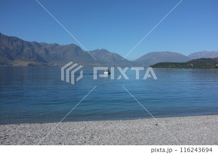 Lakeside Photo of Lake Wakatipu and The Remarkables in Glenorchy New Zealand 116243694
