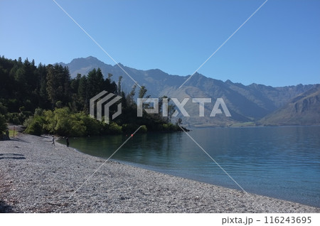 Lakeside Photo of Lake Wakatipu and The Remarkables in Glenorchy New Zealand 116243695