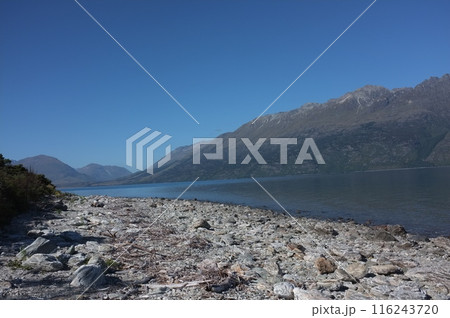 Lakeside Photo of Lake Wakatipu and The Remarkables in Glenorchy New Zealand 116243720