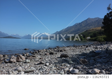 Lakeside Photo of Lake Wakatipu and The Remarkables in Glenorchy New Zealand 116243721