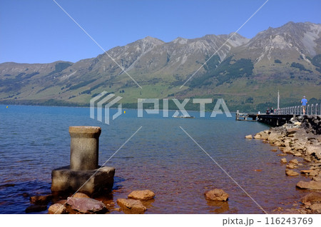 Lakeside Photo of Lake Wakatipu and The Remarkables in Glenorchy New Zealand Lakeside Photo of Lake Wakatipu and The Remarkables in Glenorchy New Zealand 116243769