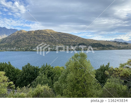 Lake Wakatipu in Frankton Beach Queenstown South Island New Zealand Photo 116243834