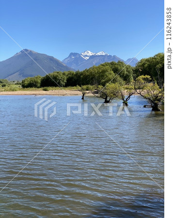 Lakeside Photo of Lake Wakatipu and The Remarkables in Glenorchy New Zealand Lakeside Photo of Lake Wakatipu and The Remarkables in Glenorchy New Zealand 116243858