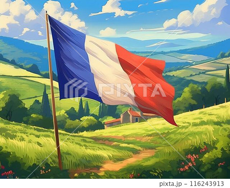 フランス国旗 116243913