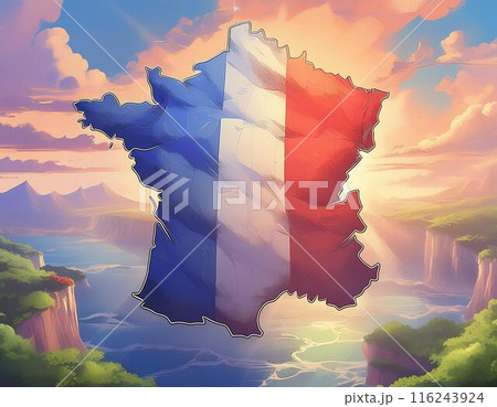 フランス国旗 116243924