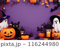 ハロウィンの背景、フレーム、壁紙 116244980