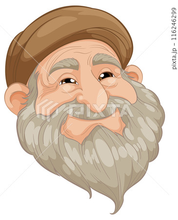 Smiling Elderly Man with Beard 116246299