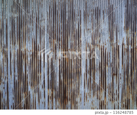 錆びたトタン波板 116248785