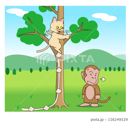 猿に木登り 116249329