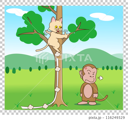 猿に木登り 116249329