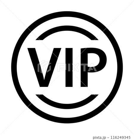 VIP icon vector for graphic design, logo, website, social media, mobile app, UI 116249345