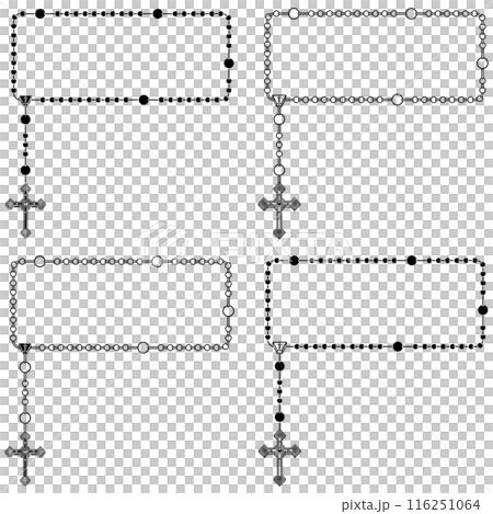 Photo frame with Catholic rosary Photo frame with Catholic rosary 116251064