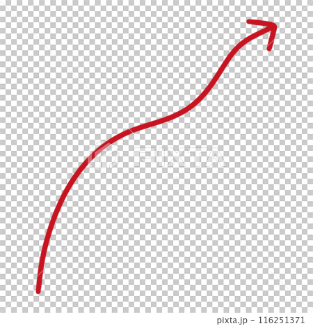 Red Curved Arrow illustration Curve Arrow Wave Arrow Wavy Arrow Design 116251371