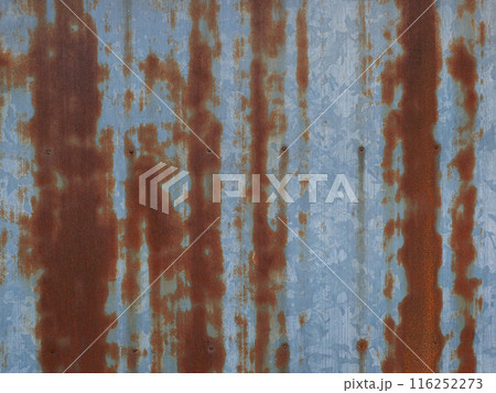 錆びたトタン平板 錆びたトタン平板 116252273