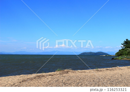 琵琶湖岸の風景 琵琶湖岸の風景 116253321