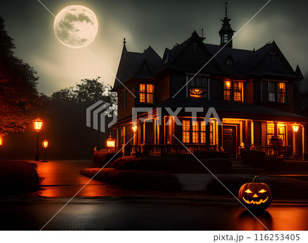Halloween cinematic UHD K: Spooky highquality entertainment 116253405