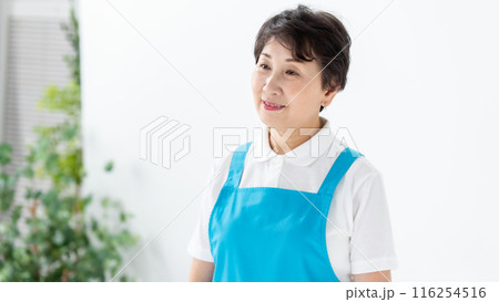 エプロンの女性　家事代行　ヘルパー 116254516